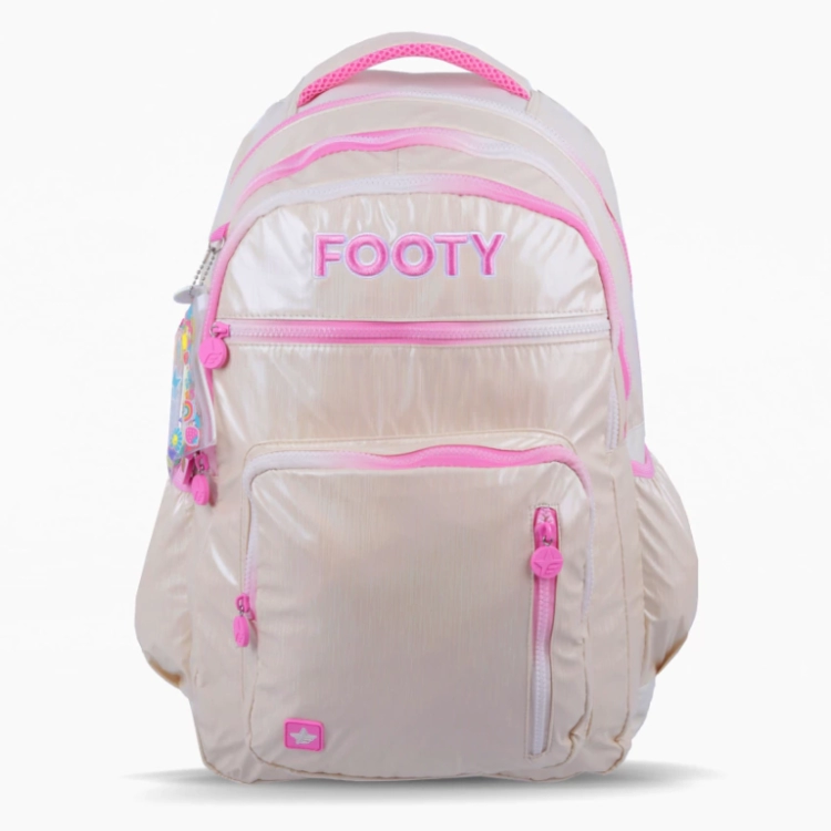 Mochila Escolar Footy 2026 Colorland Beige 18" Art.F26313